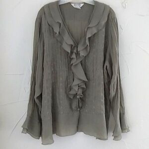 Taylor Vintage Blouse Womens 2X Fairycore‎ Goblincore Whimsigoth
